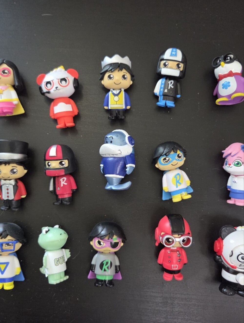 Ryan's World Mystery Micro Figures Lot of 15 - Red Titan Combo Panda Gus Lexa